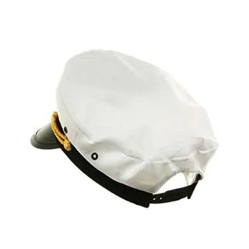 Wall2Wall Adjustable Yacht Captain Hat for All Ages