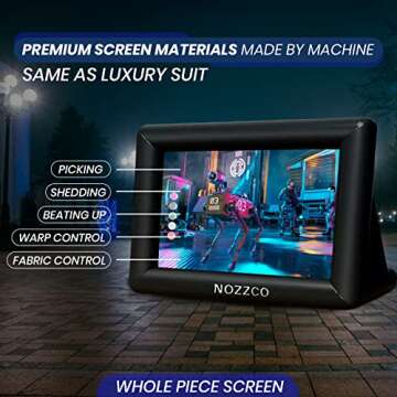 16 FT Inflatable Outdoor Movie Screen for Gatherings