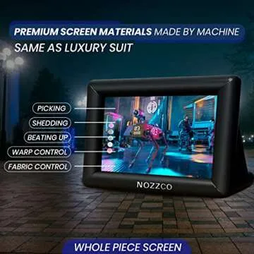 16 FT Inflatable Outdoor Movie Screen for Gatherings