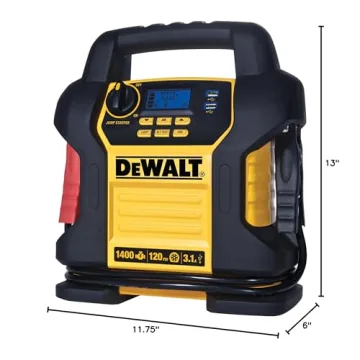 DEWALT DXAEJ14 Digital Portable Power Station Jump Starter