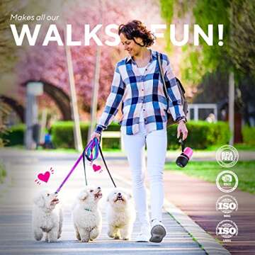 lesotc Portable Dog Water Bottle,Leak Proof Dog Water Bowl Dispenser,Dog Travel Water Bottle,Collaps...