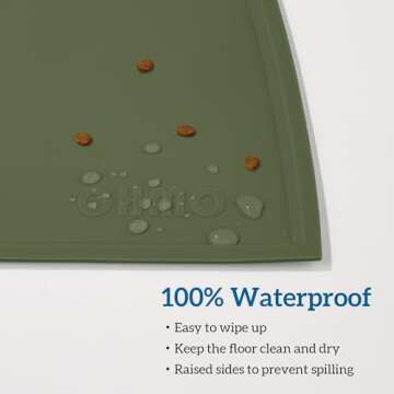 OHMO Silicone Pet Feeding Mat - Waterproof & Easy to Clean