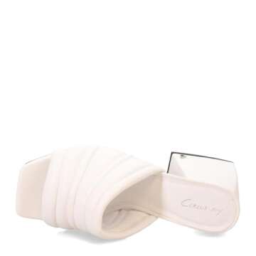 Circus NY by Sam Edelman Women's Marlie Slide Sandal White 10 M