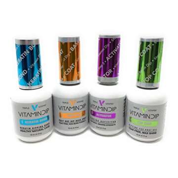 New Triple Vitamin Dip Liquid Set for Your Choice (Set of 4: Step 1,2,3 &4)