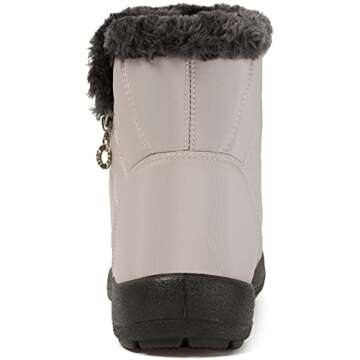 Hsyooes Womens Winter Snow Boots - Waterproof Comfort