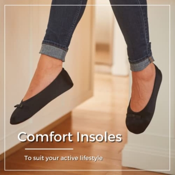 Isotoner Ballerina Slippers for Women - Chic Satin Comfort