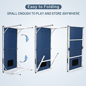 Tiktun Foldable Ping Pong Table for Indoor and Outdoor Fun
