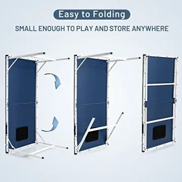 Tiktun Foldable Ping Pong Table for Indoor and Outdoor Fun