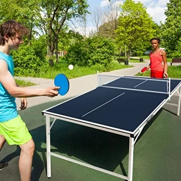 Tiktun Foldable Ping Pong Table for Indoor and Outdoor Fun