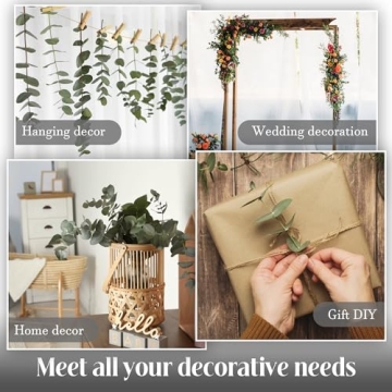 Preserved Eucalyptus Stems - 30Pcs for Home Decor & Relaxation