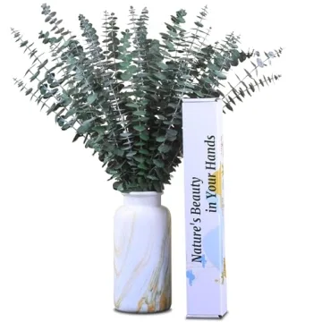 Preserved Eucalyptus Stems - 30Pcs for Home Decor & Relaxation