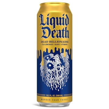 Liquid Death Billionaire Iced Tea 8-Pack, 19.2oz