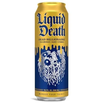 Liquid Death Billionaire Iced Tea 8-Pack, 19.2oz