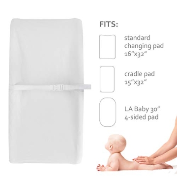 Soft Cotton Changing Pad Cover 2-Pack for Babies - Eco-Friendly