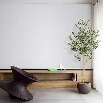 Realead 6ft Faux Olive Tree for Home Decor