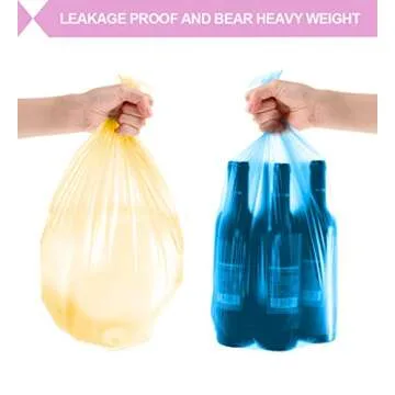 Forid Small Trash Bags 150 Count - Extra Strong & Colorful