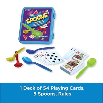 Spoons in a Case - Fun Family Card Game for All Ages