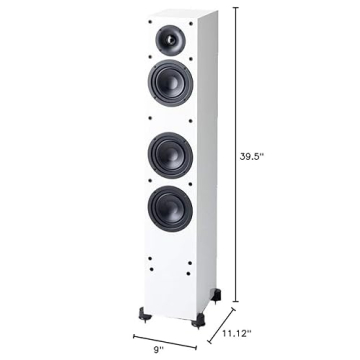 Paradigm Monitor SE 3000F Floor Standing Speakers - Gloss White