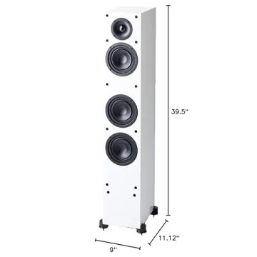 Paradigm Monitor SE 3000F Floor Standing Speakers - Gloss White