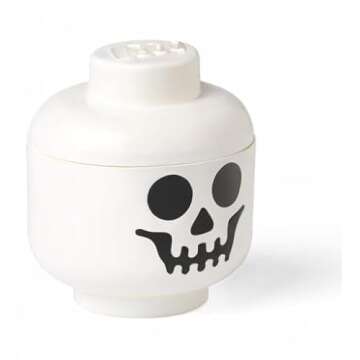 LEGO Storage Head - SKELETON for Kids' Toy & LEGO Storage