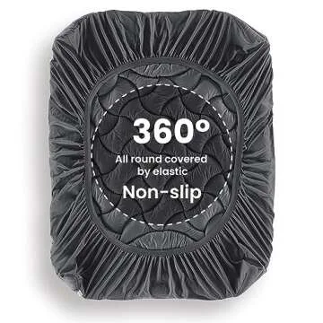 SLEEP ZONE Full Size Cooling Mattress Topper for Double Bed