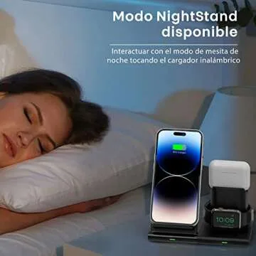 Hoidokly Wireless Charger 3 in 1 Charging Station for Airpods Pro/3/2, AppIe Watch 8/7/6/5/4/3, Fast Wireless Charging Stand for iPhone 14 Pro Max/14/13/12/11/XR/XS/X/8/8 Plus