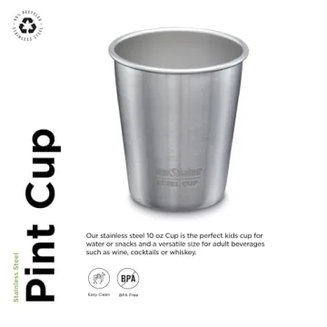Klean Kanteen 10oz Stainless Steel Cups for Every Occasion