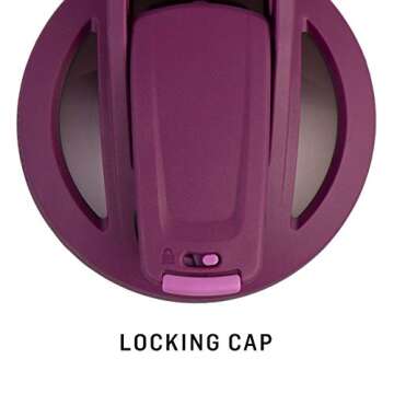 BlenderBottle Strada Shaker Cup - Insulated 24 Ounce Red