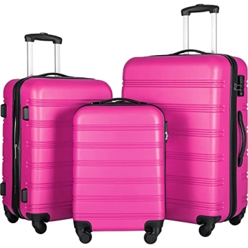 Merax Luggage Sets 3 Piece Suitcase Set - Stylish Travel Companion