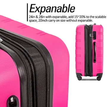 Merax Luggage Set 3 Piece - Lightweight & Stylish Travel