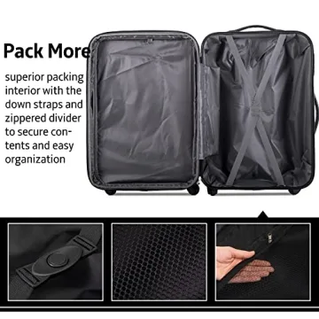 Merax Luggage Set 3 Piece - Lightweight & Stylish Travel