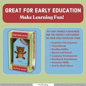 Mudpuppy My First Words - Ring Flashcards for Toddlers