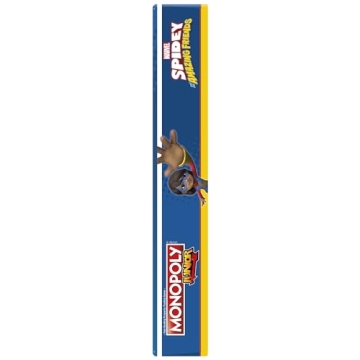 Hasbro Gaming Monopoly Junior: Marvel Spidey and His Amazing Friends Edition Board Game for Kids Ages 5+, with Artwork from The Animated Series, Kids Board Games