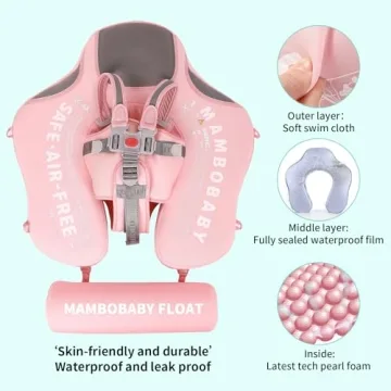 Mambobaby Float with Canopy Non-Inflatable Swim Trainer