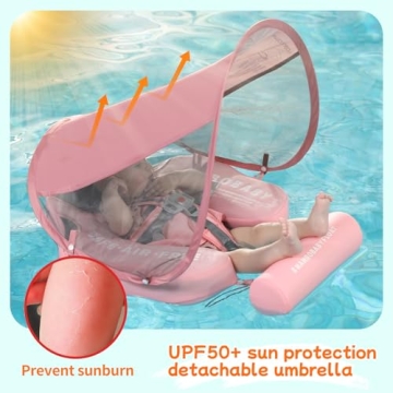 Mambobaby Float with Canopy Non-Inflatable Swim Trainer
