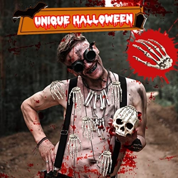 Realistic Halloween Skeleton Hands for Decoration and Scares