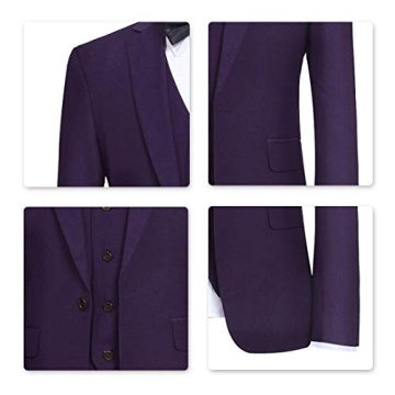 Affordable Men's Slim Fit 3 Piece Suit Set for All Occasions