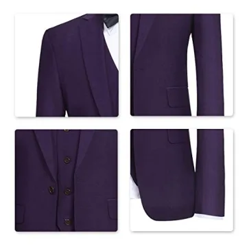 Affordable Men's Slim Fit 3 Piece Suit Set for All Occasions