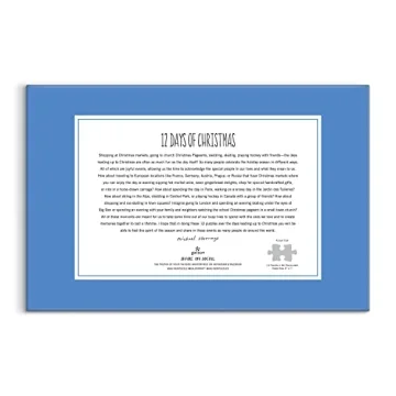 12 Days of Christmas Puzzle Calendar for Holiday Fun