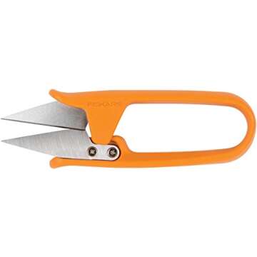 Fiskars Thread Snip Scissors, Gray Orange 7.13 x 3.75 x 0.63