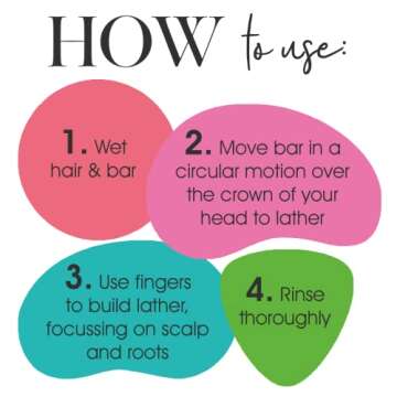 Peach not Plastic Shampoo Bar - Moisturizing for Dry, Damaged & Dull Hair | Leaves Hair Silky Soft | Plant Based, Vegan & Eco Friendly | 3.0oz