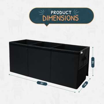 Extra Large Toy Storage Organizer - Durable & Stylish