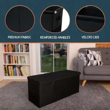 Extra Large Toy Storage Organizer - Durable & Stylish