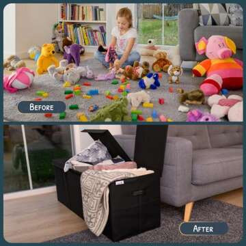 Extra Large Toy Storage Organizer - Durable & Stylish
