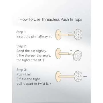 Limerencia G23 Hypoallergenic 18g Flat Back Stud Earrings | F136 Implant Grade Titanium Press Fit Threadless Push Pop in Cartilage Helix Labret Lip Monroe Tragus Piercing Studs (Butterfly CZ Silver)