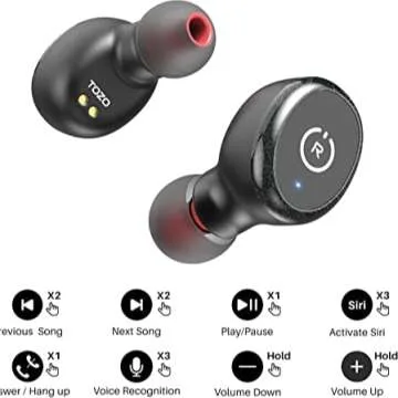TOZO Wireless Headphones with Long Battery Life