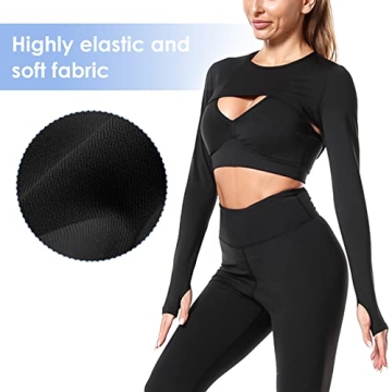 Women's Crop Top Hoodie Gym Casual Workout Essential