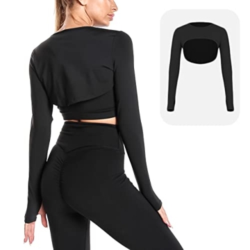 Women's Crop Top Hoodie Gym Casual Workout Essential