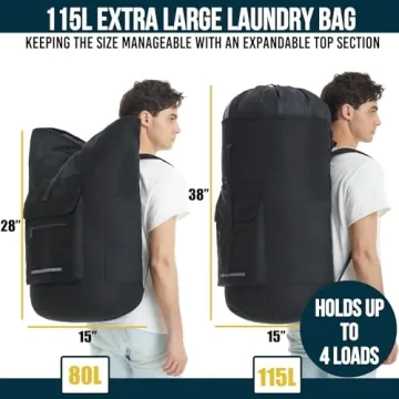 Laundry Backpack Extra Large 115L - Heavy Duty & Stylish