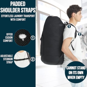 Laundry Backpack Extra Large 115L - Heavy Duty & Stylish